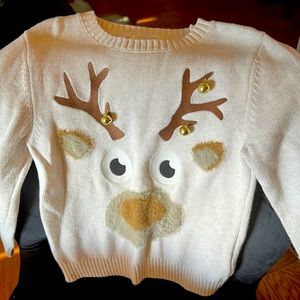 H&M holiday sweater. Unisex. Worn once. Size 4-6. Kids. Bells jingle